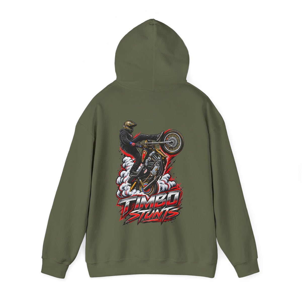 Hooded Sweatshirt TimboStunts Podium Front & Back