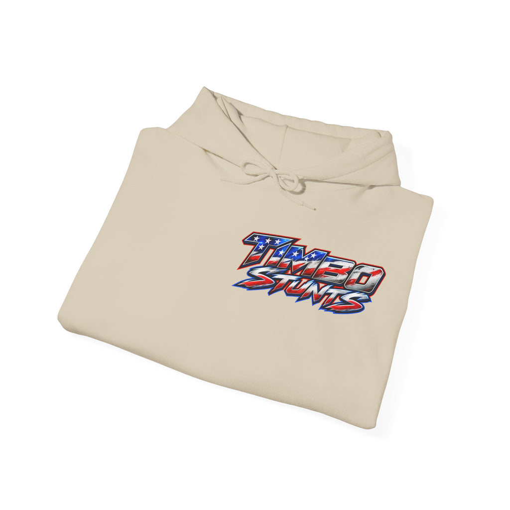 Hooded Sweatshirt TimboStunts Table Jump Front & Back