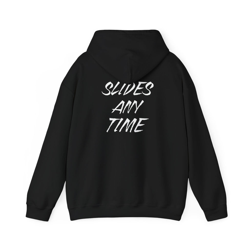 Heavy Blend™ Hooded Sweatshirt ADHDrift Slides Anytime Front & Back