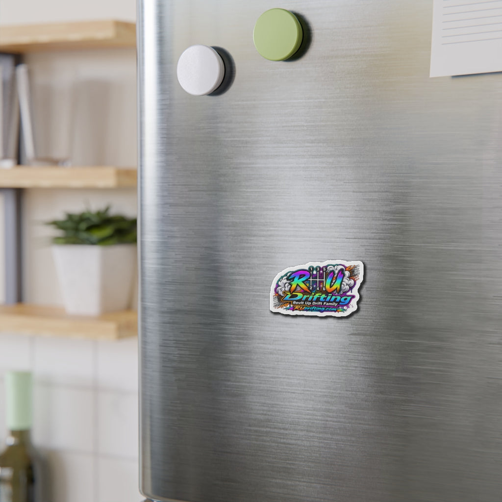 Drifting Crew Die-Cut Magnet — RUDrifting.com