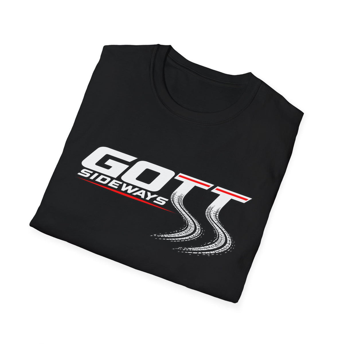 T-shirt Gott Sideways Burnout Logo Front Only Black