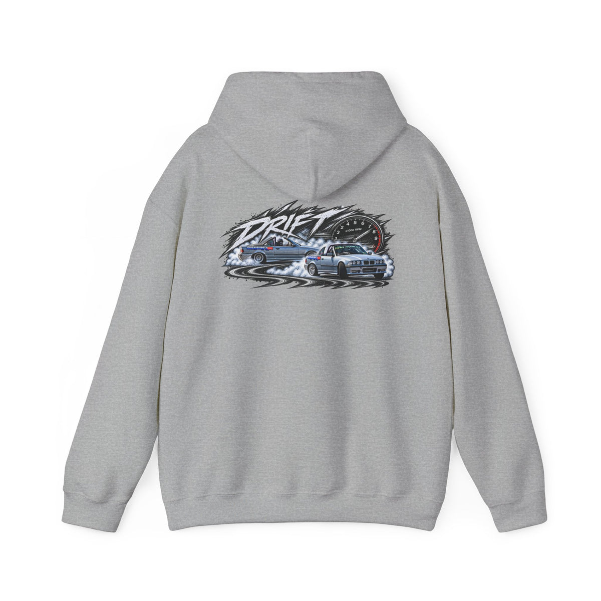 Unisex Heavy Blend™ Hooded Sweatshirt Austin Valentine Drift Front & Back