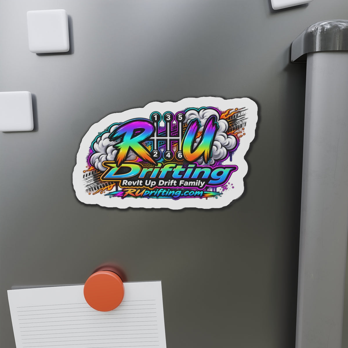 Drifting Crew Die-Cut Magnet — RUDrifting.com