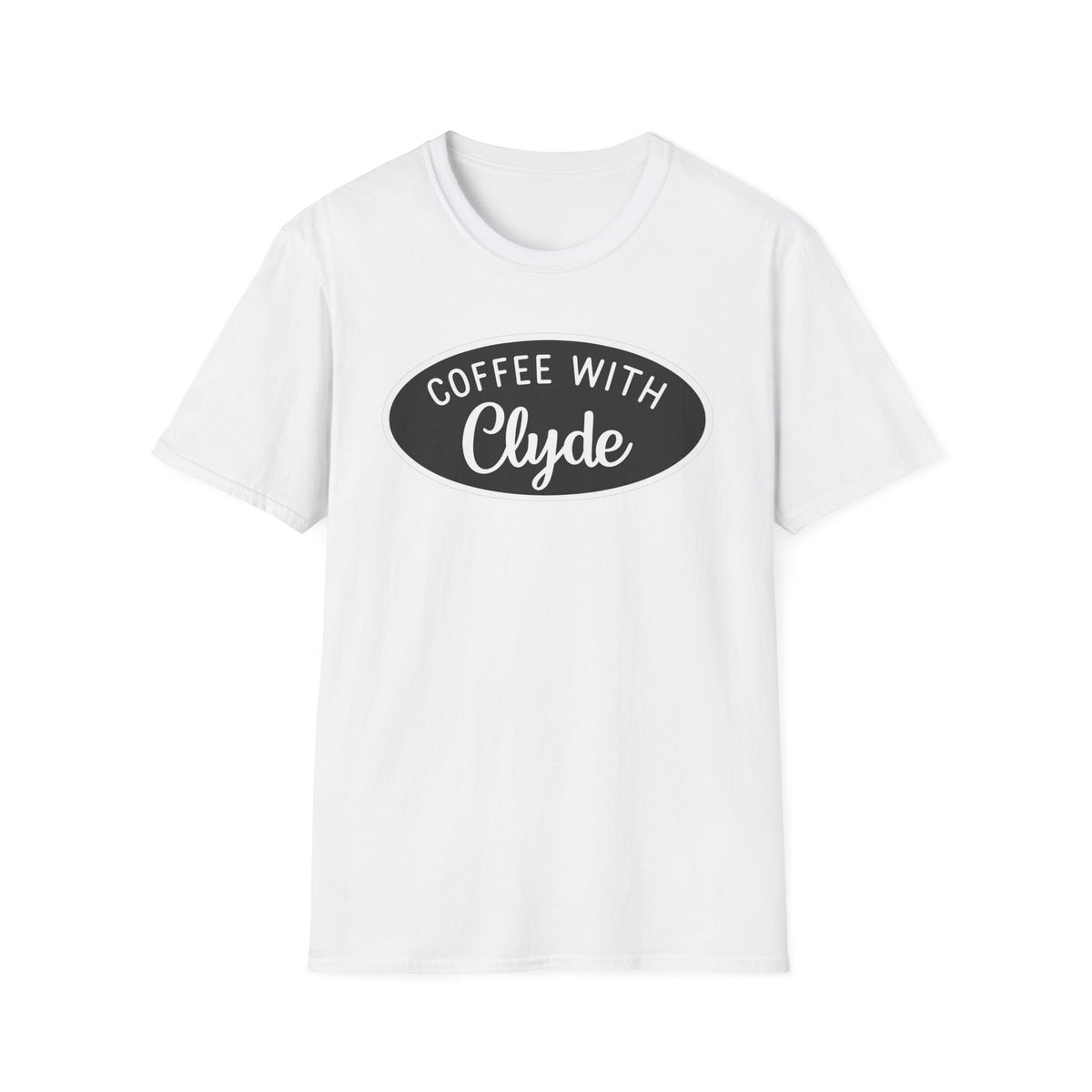 T-shirt Coffee with Clyde Front Only