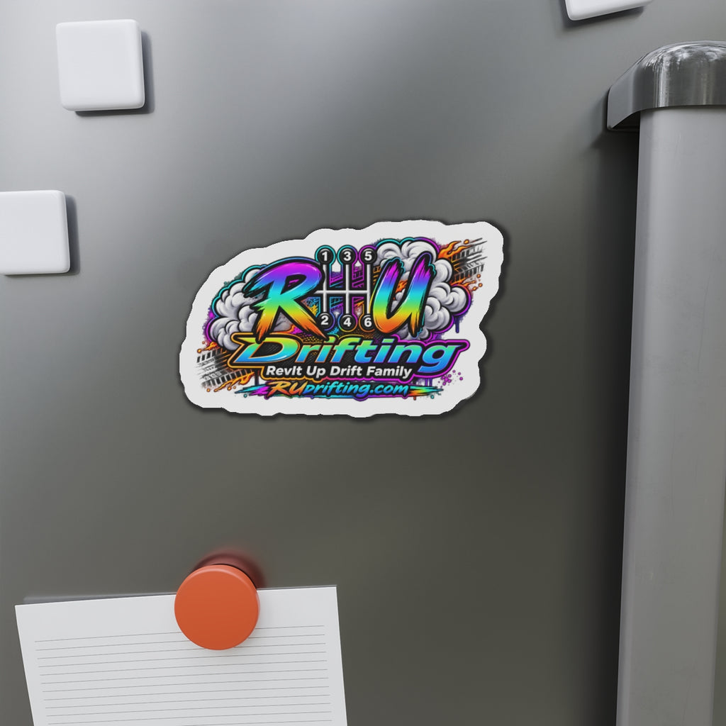 Drifting Crew Die-Cut Magnet — RUDrifting.com
