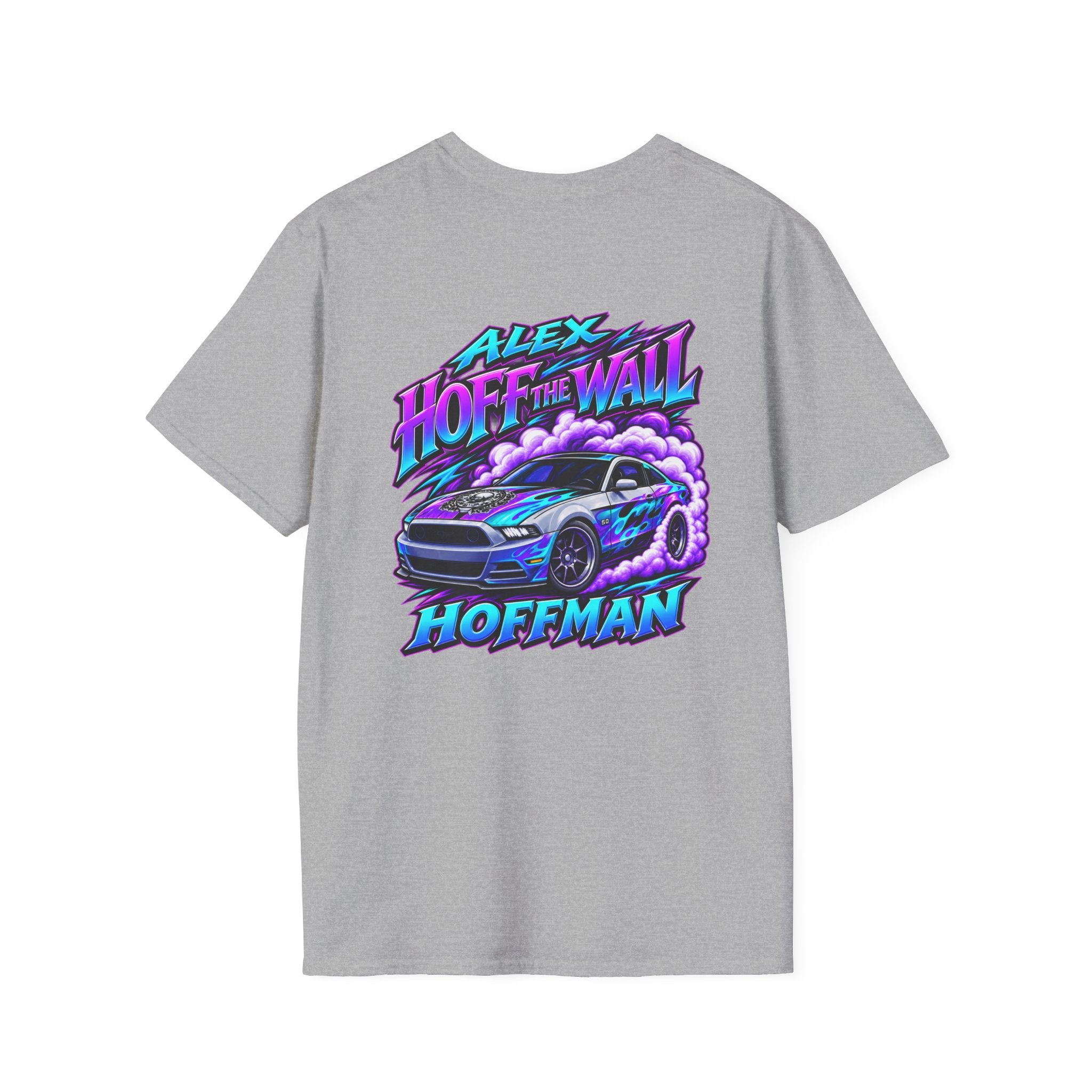 Unisex Softstyle T-Shirt Alex Hoff The Wall back