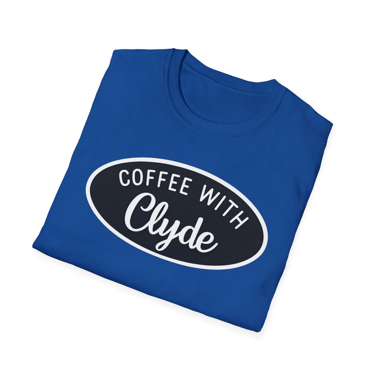 T-shirt Coffee with Clyde Front Only