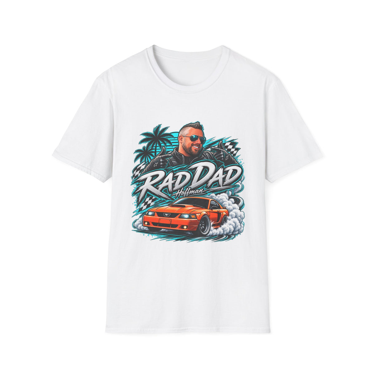 Unisex Softstyle T-Shirt Rad Dad Hoffman