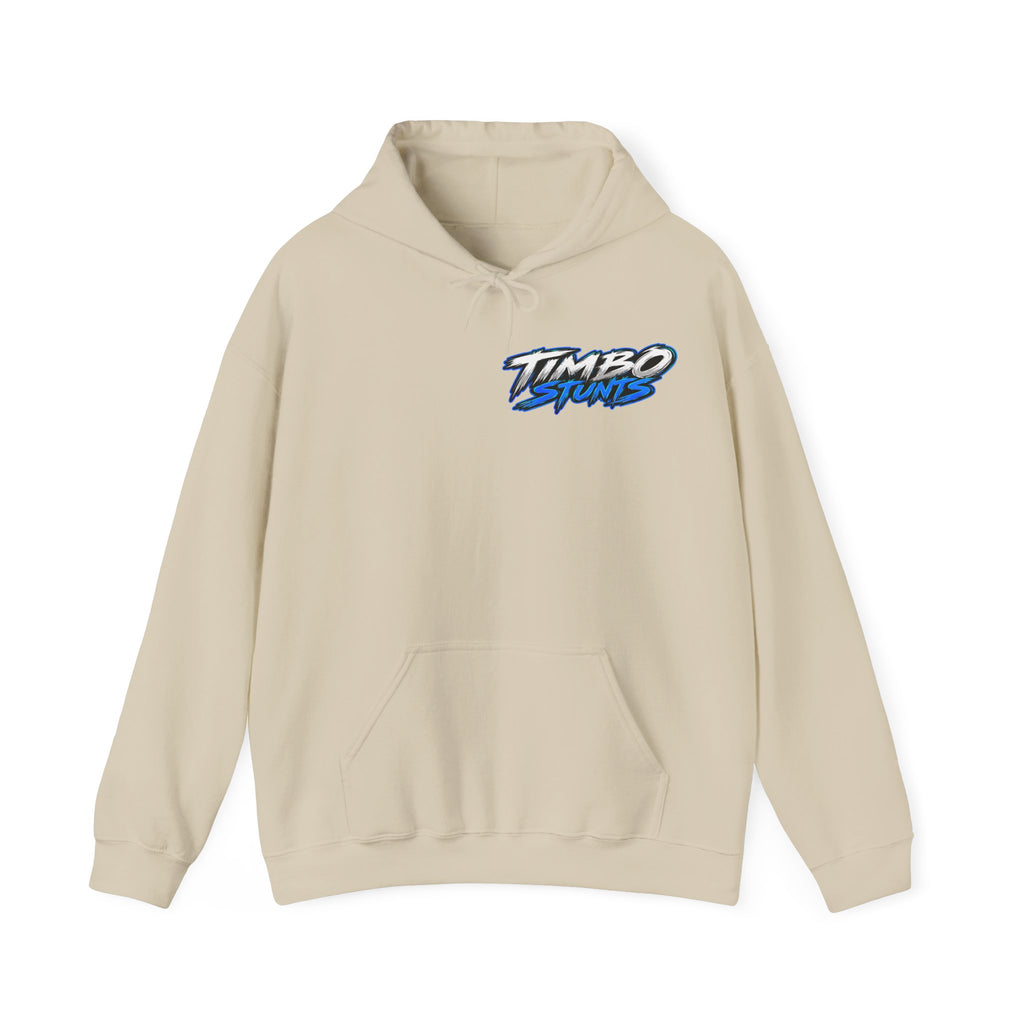 Hooded Sweatshirt TimboStunts Knee Scrape Front & Back