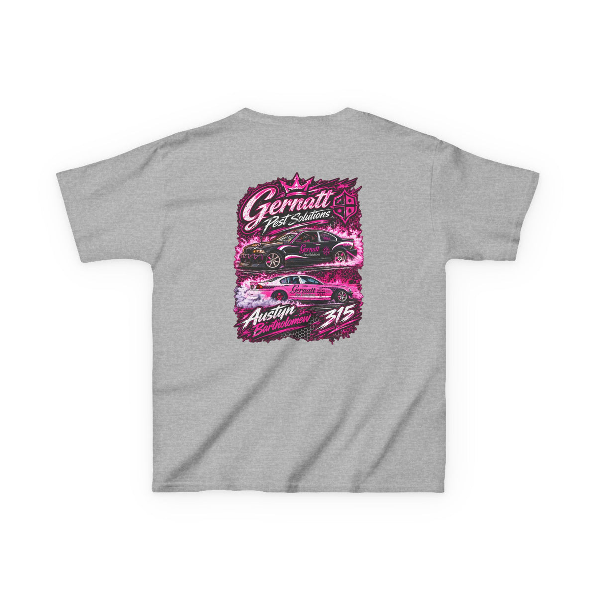 Kids Tee — Austyn Bartholomew Gernatt Front and Back