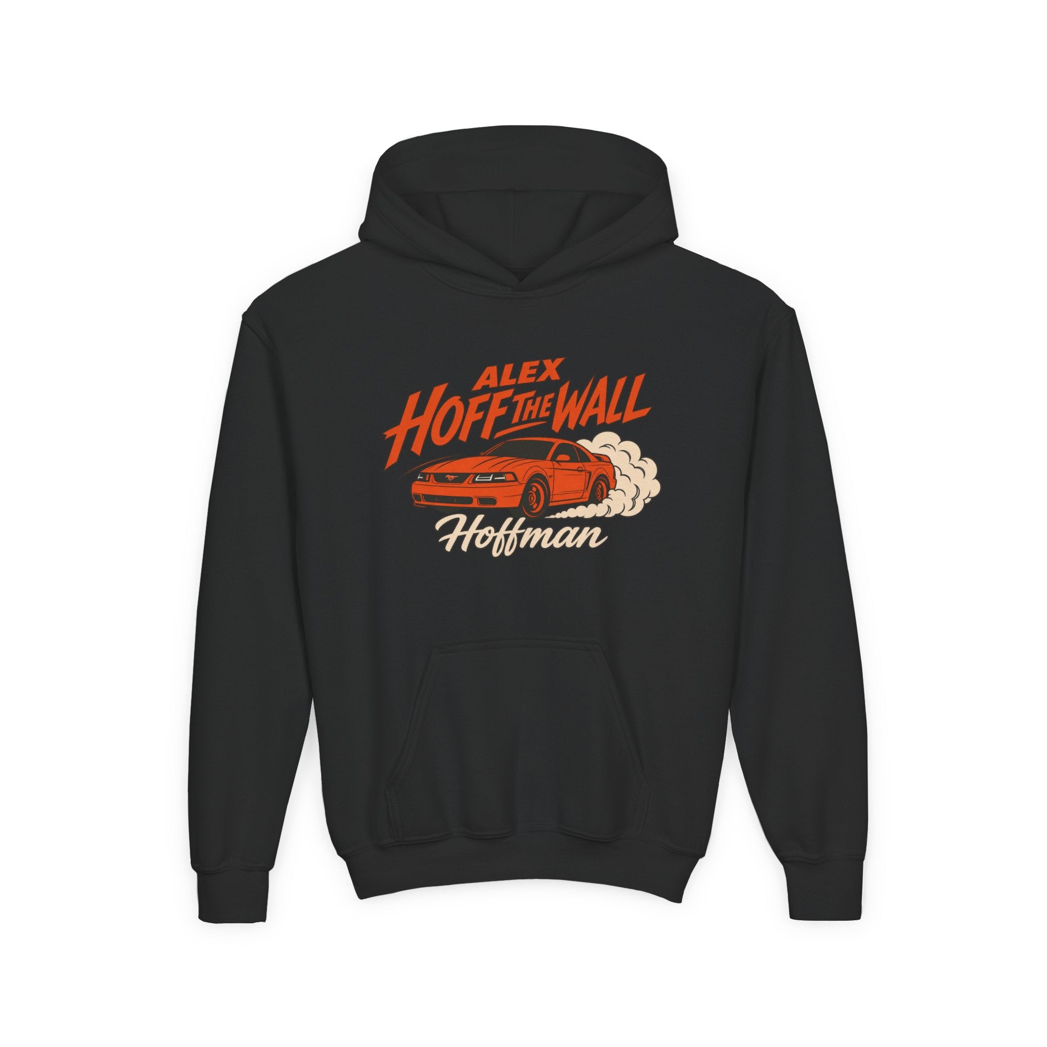 Youth Hoodie – 'Alex Hoff The Wall' Retro