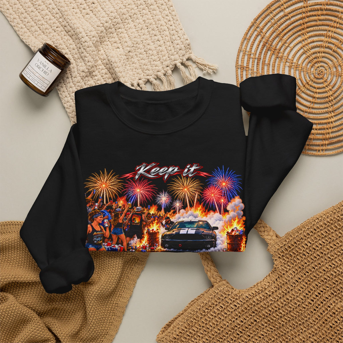 Unisex Heavy Blend Crewneck Sweatshirt Scotty Slides