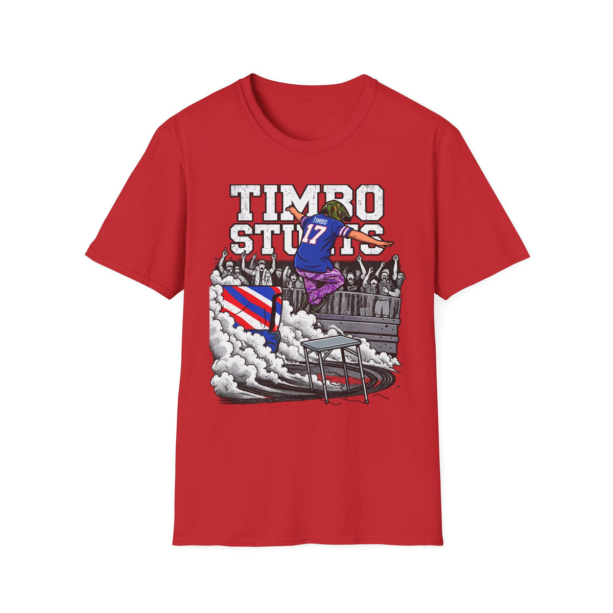 T-shirt TimboStunts Table Jump Front Only