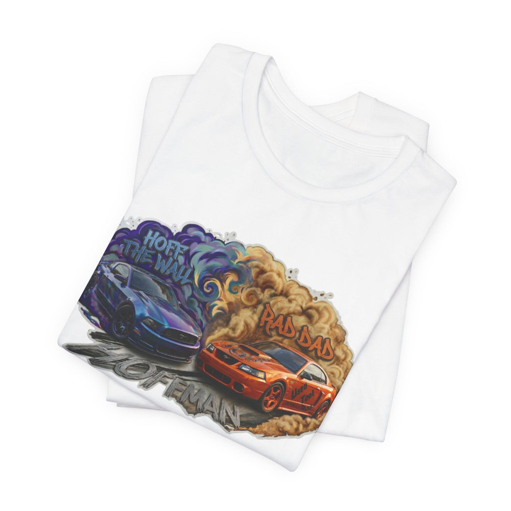 Racing Clash Tee — Night vs Day Muscle Car Graphic Shirt