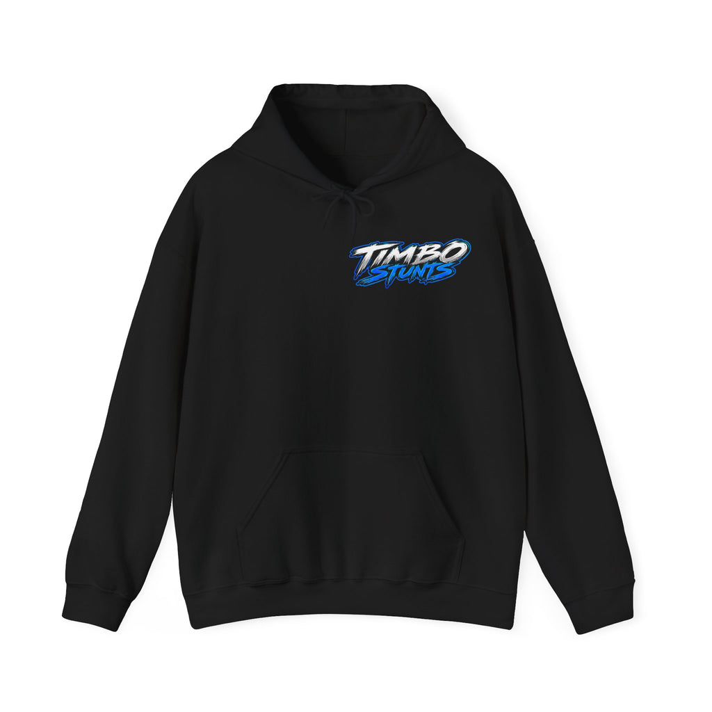 Hooded Sweatshirt TimboStunts Knee Scrape Front & Back