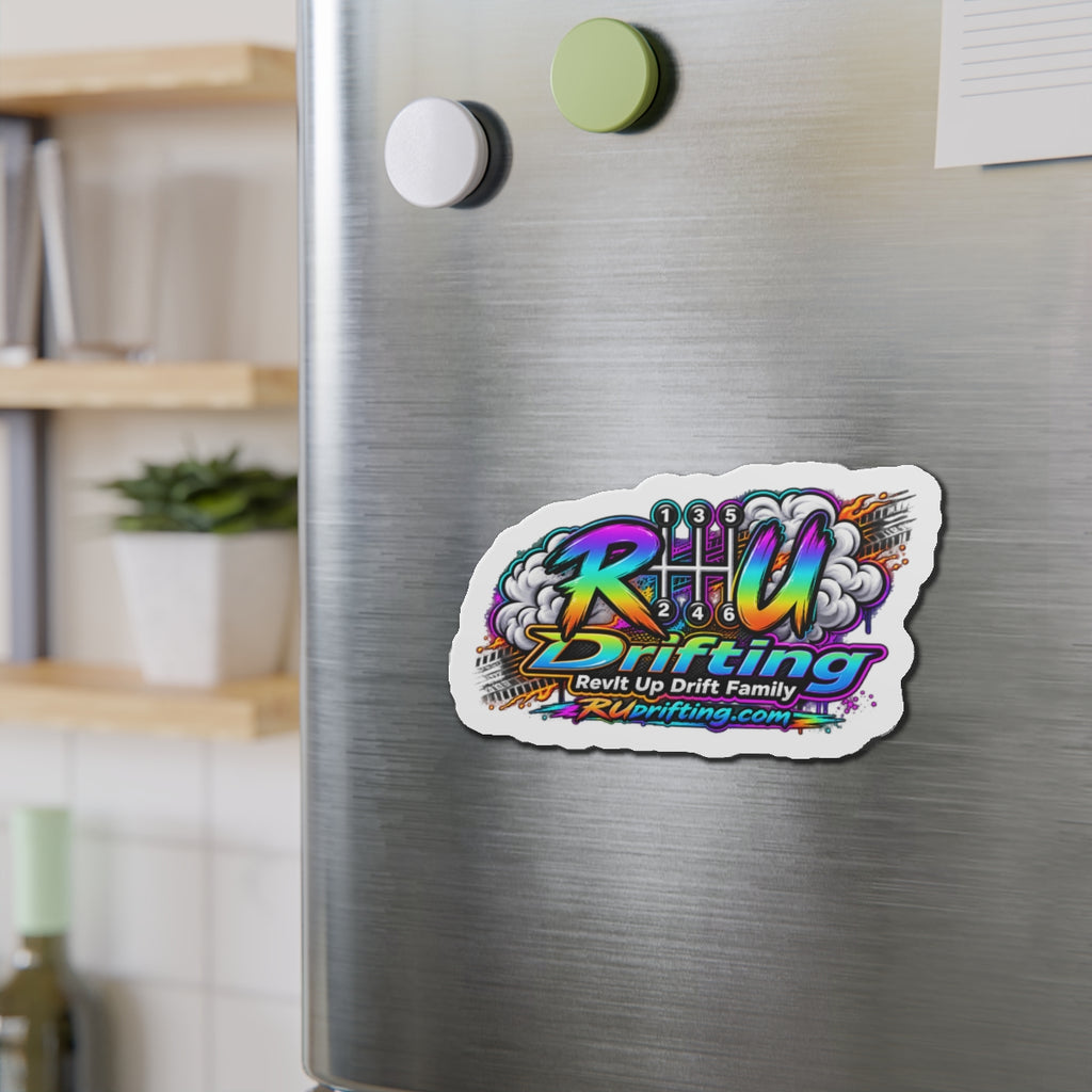 Drifting Crew Die-Cut Magnet — RUDrifting.com