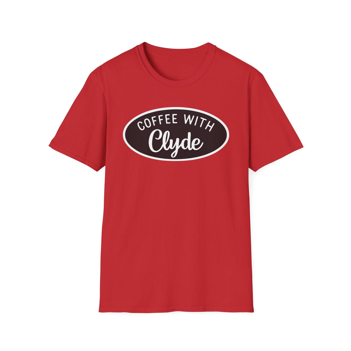 T-shirt Coffee with Clyde Front Only