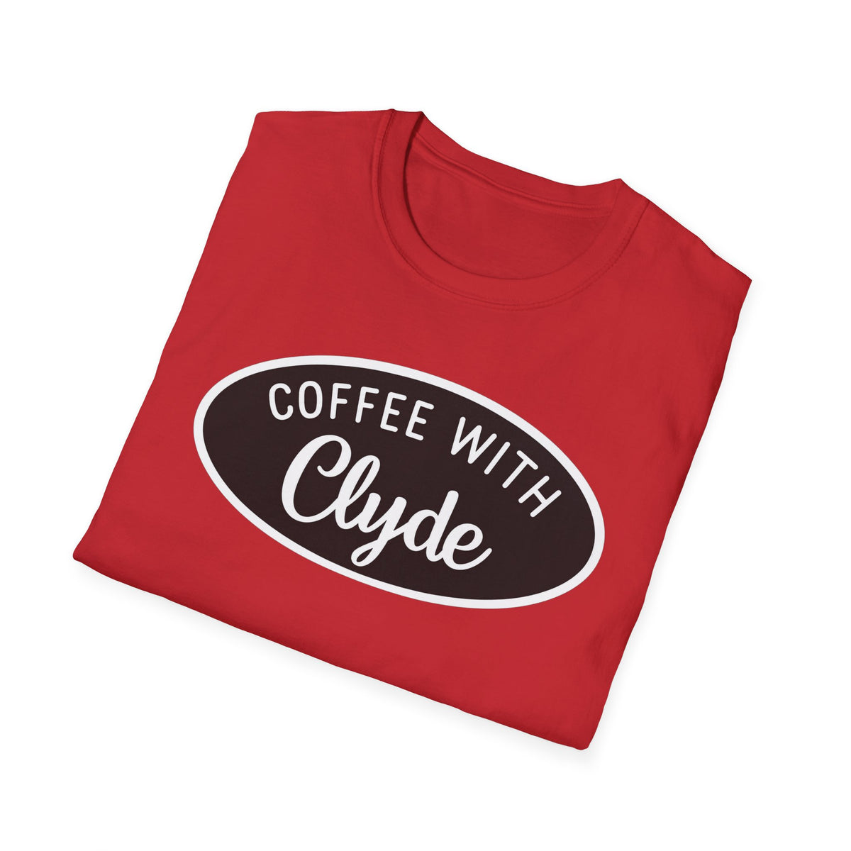 T-shirt Coffee with Clyde Front Only