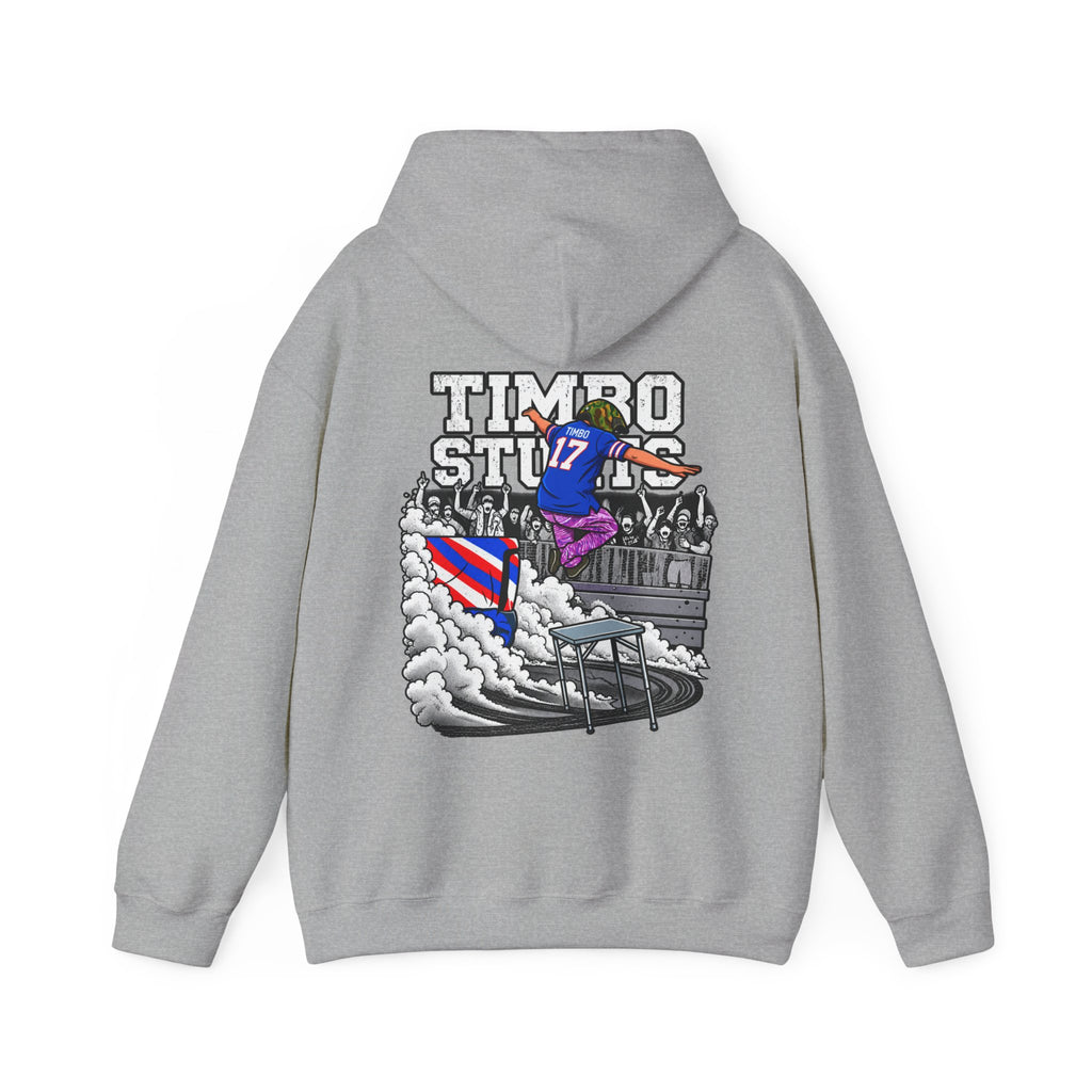 Hooded Sweatshirt TimboStunts Table Jump Front & Back
