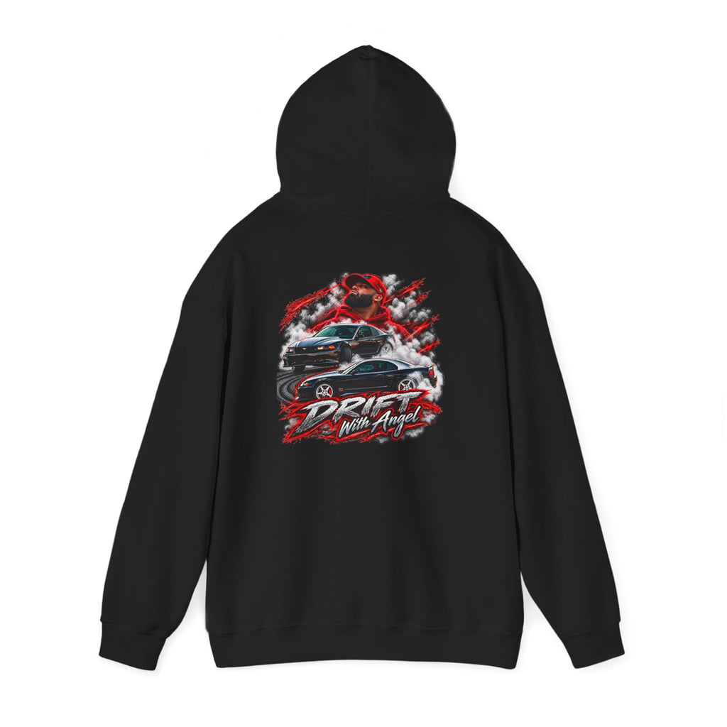 Heavy Blend™ Hooded Sweatshirt Drift N Angel Front & Back