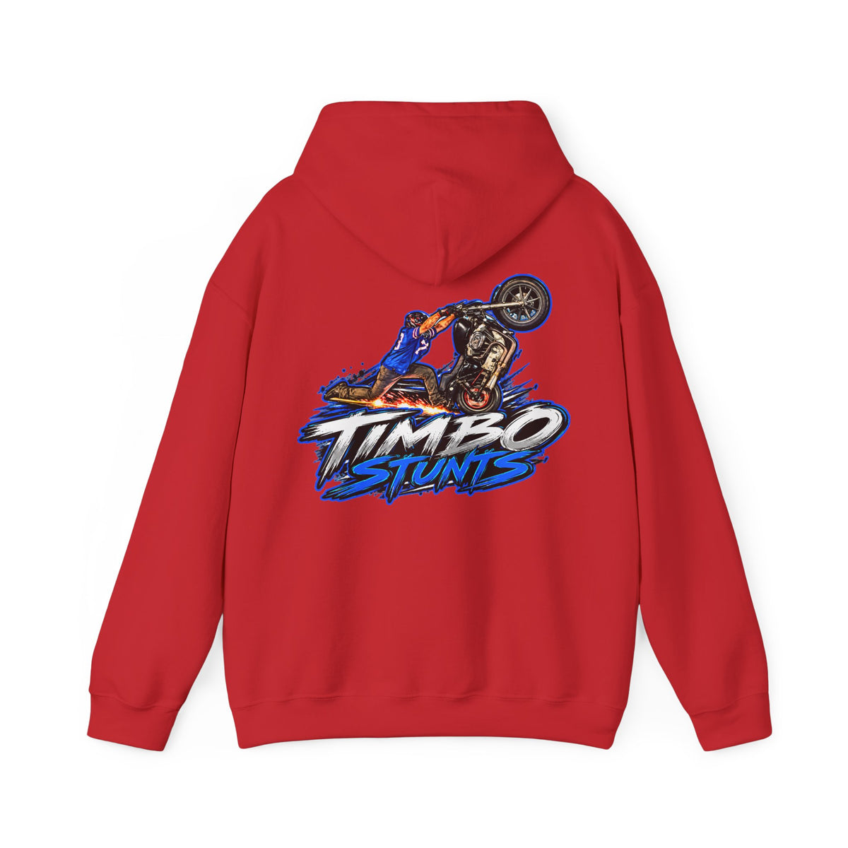 Hooded Sweatshirt TimboStunts Knee Scrape Front & Back