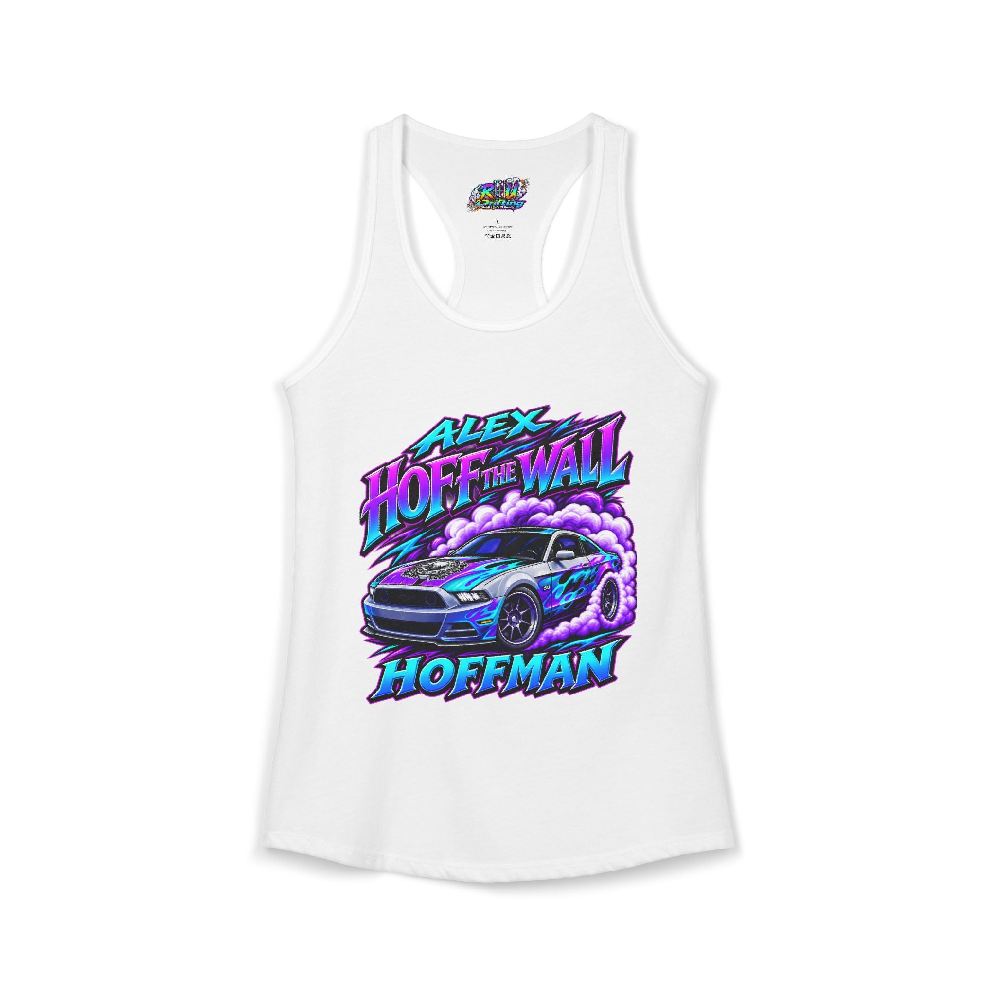 Women's Ideal Racerback Tank-Alex Hoff The Wall
