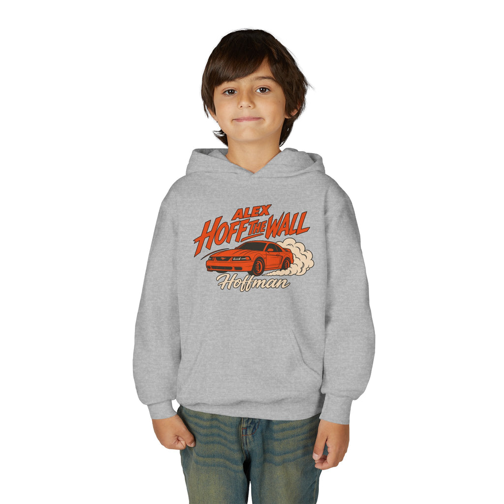 Youth Hoodie – 'Alex Hoff The Wall' Retro