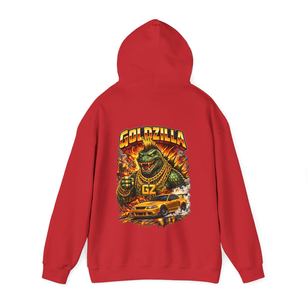 Hooded Sweatshirt Vanstrom GoldZilla Front & Back