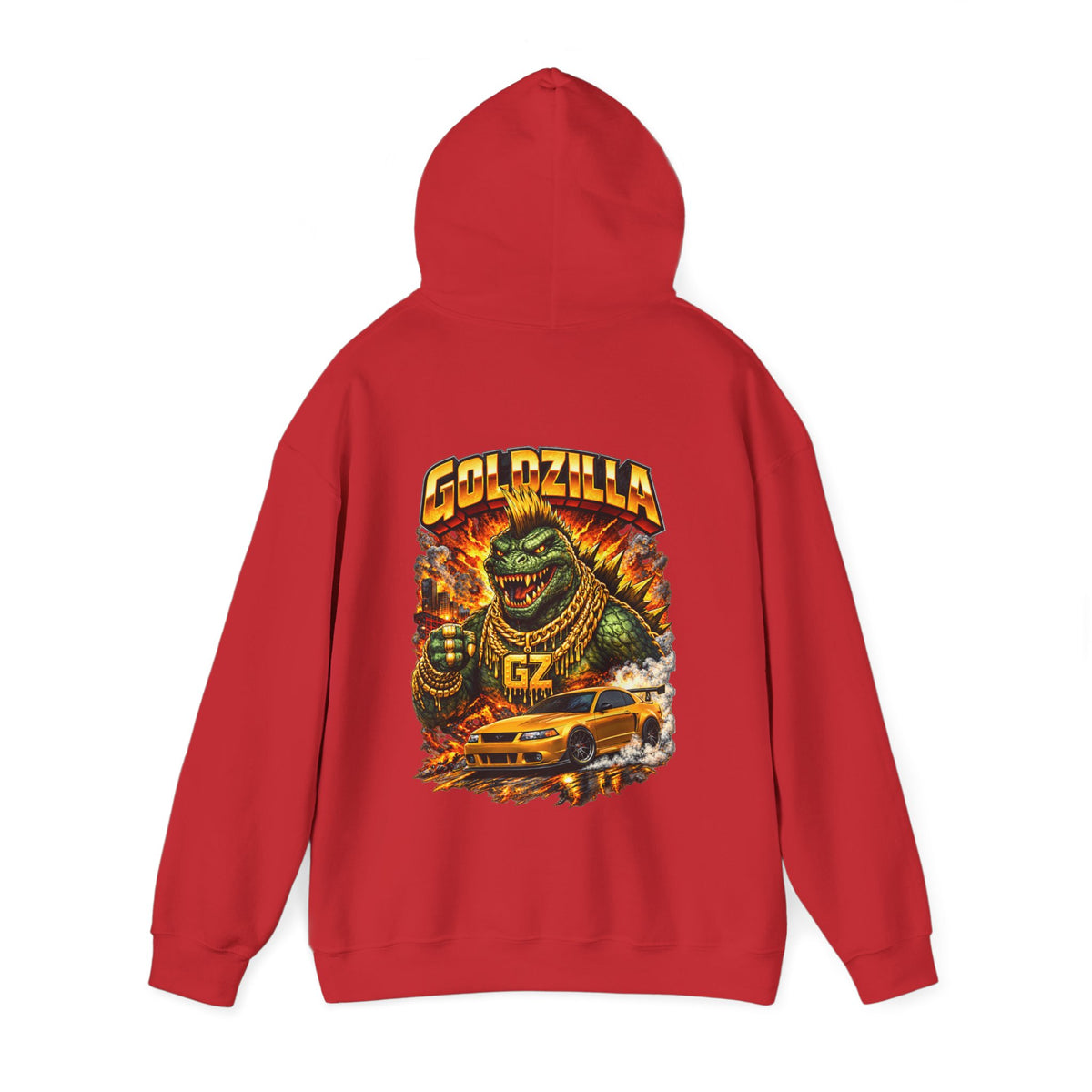 Hooded Sweatshirt Vanstrom GoldZilla Front & Back