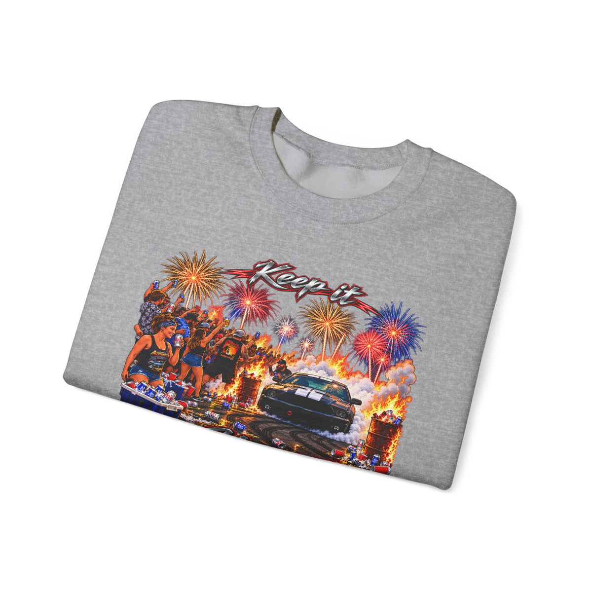 Unisex Heavy Blend Crewneck Sweatshirt Scotty Slides