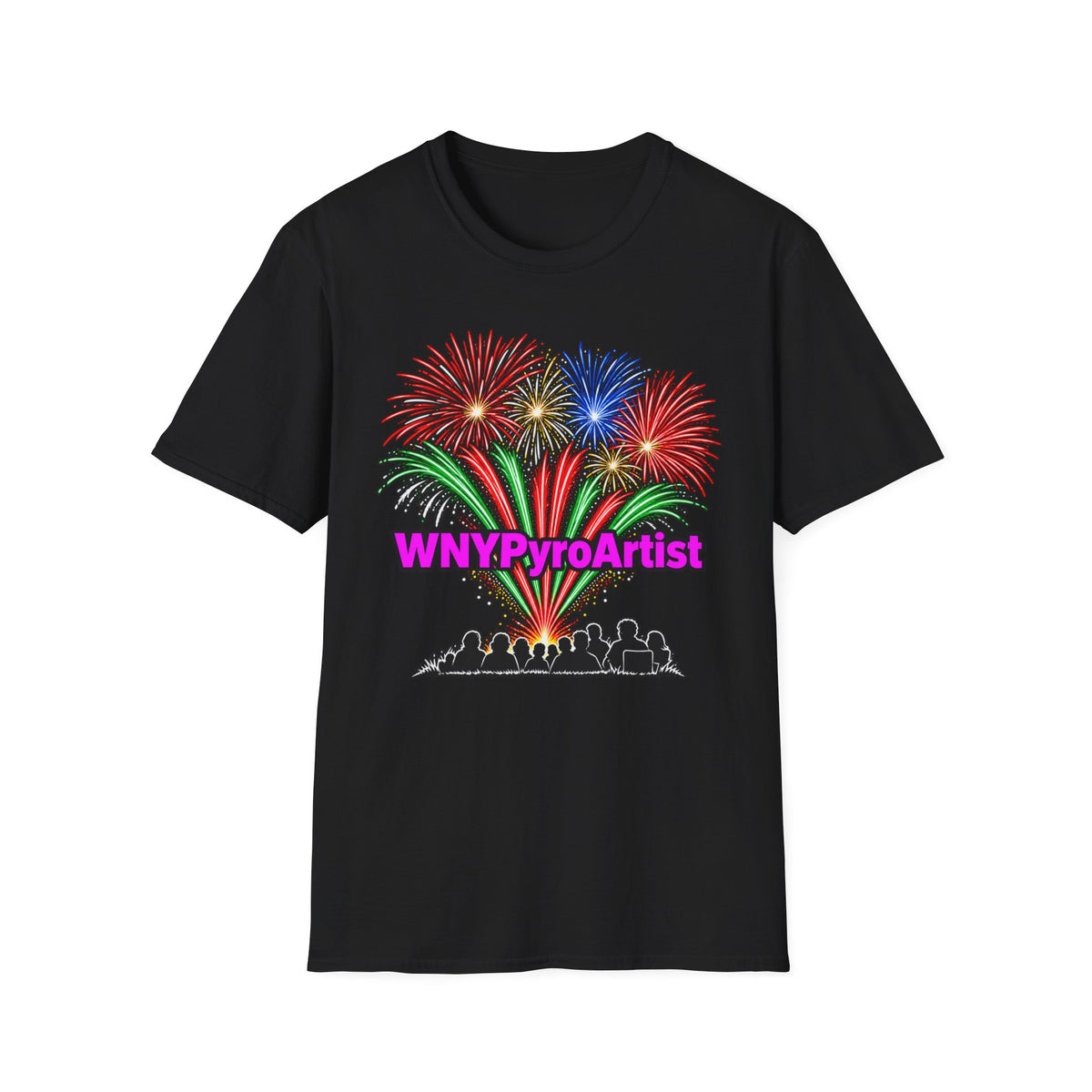 Unisex Softstyle T-Shirt WNYPyroArtist PyroPaul