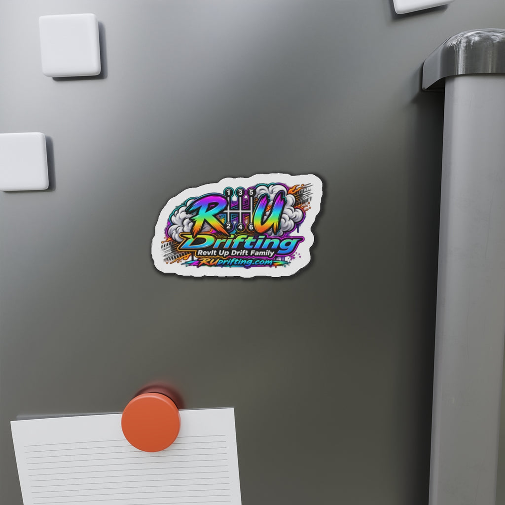 Drifting Crew Die-Cut Magnet — RUDrifting.com