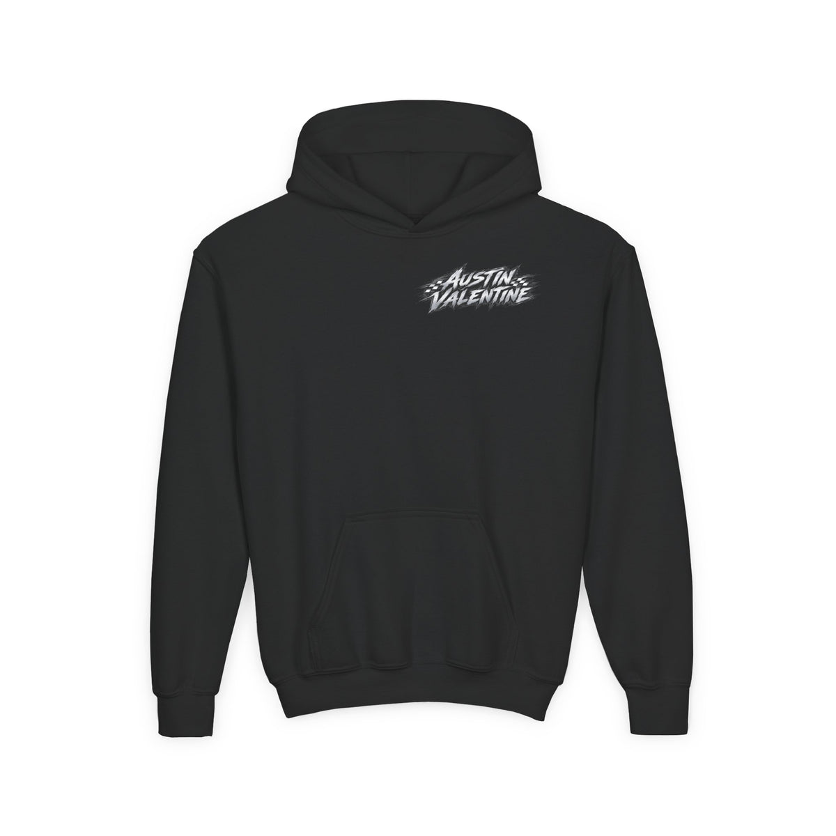 Youth Hoodie – Austin Valentine Drift Front & Back