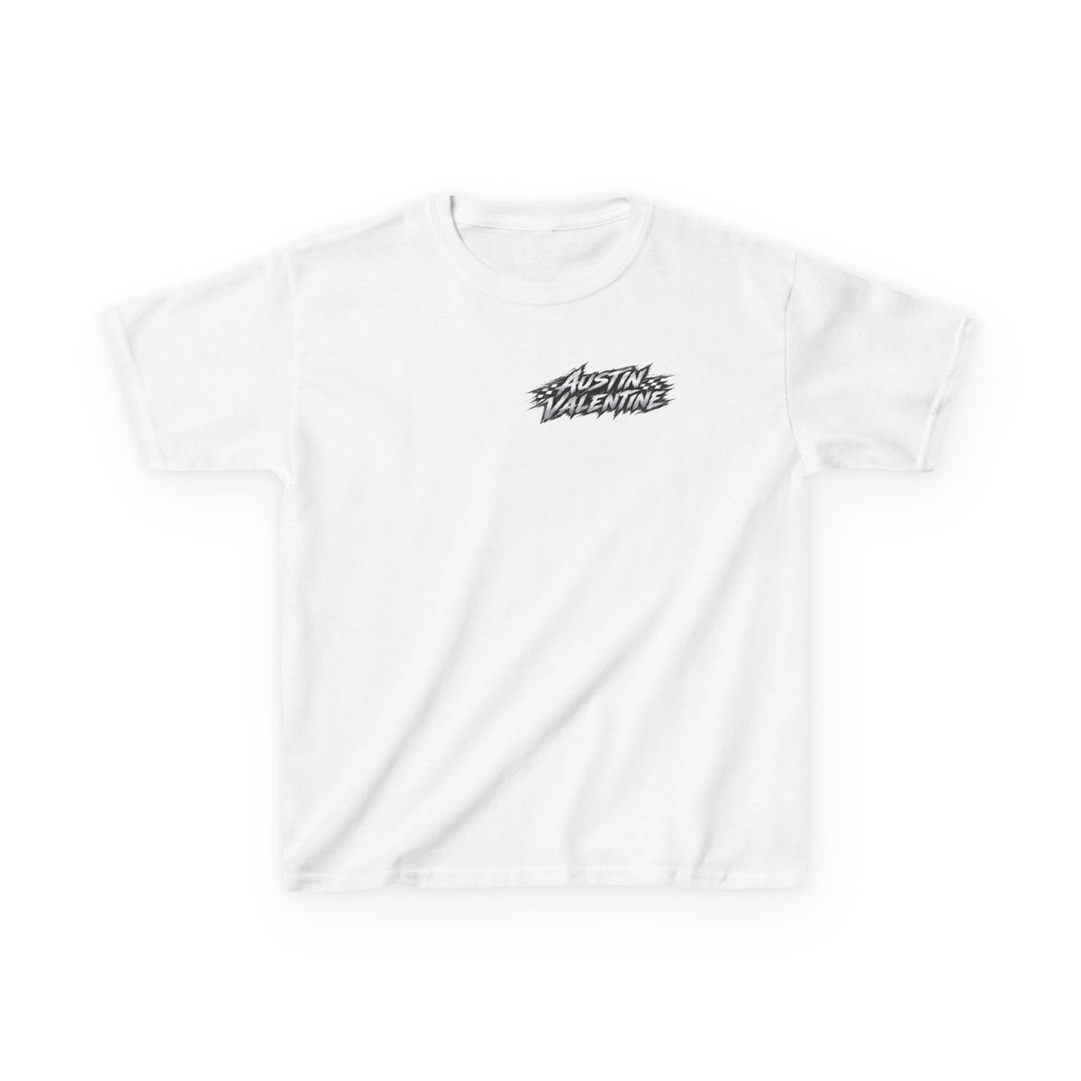 Kids Tee — Austin Valentine Front and Back