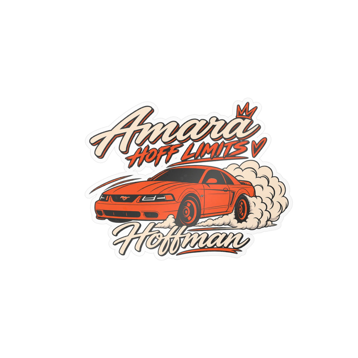 Kiss-Cut Amara Hoff Limits Slap Sticker