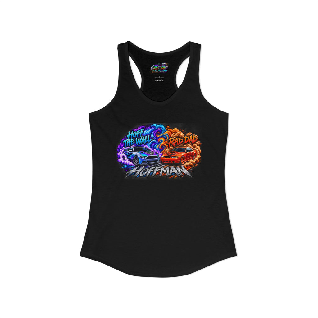 Women's Ideal Racerback Tank-Adam & Alex Smoke