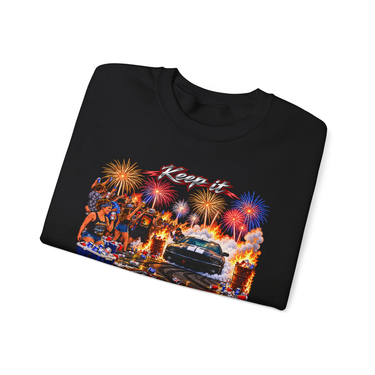 Unisex Heavy Blend Crewneck Sweatshirt Scotty Slides